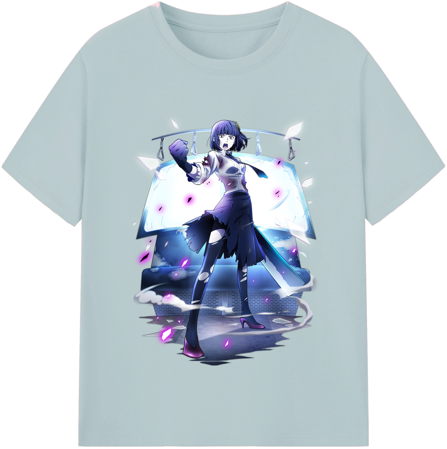 （画像用） 文豪ストレイドッグス Bungo Stray Dogs 綿100％半袖Tシャツ（フロントプリント）